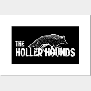 The Holler Hounds- White Posters and Art